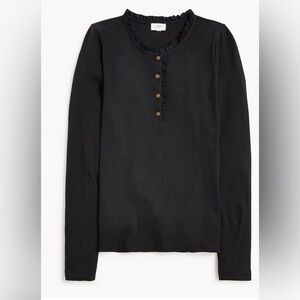 J. Crew Ruffle Henley